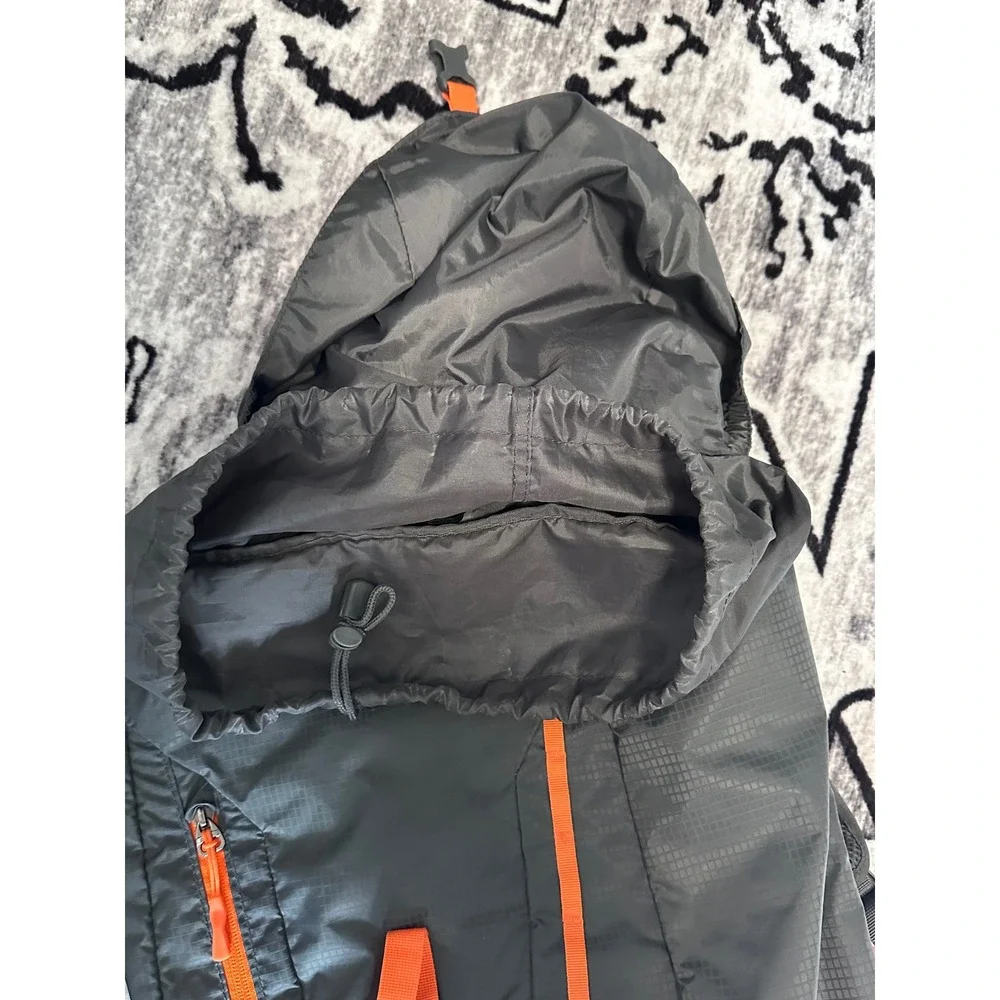 Ozark Trail Atka Backpack Unisex OS Black Orange Excellent Lightweight‎ Ripstop